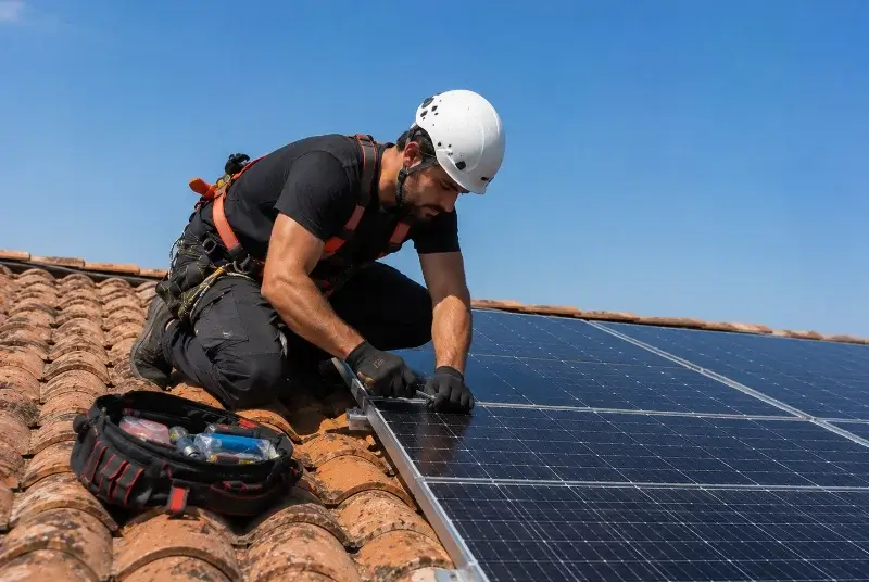 Maintenance et monitoring de panneaux solaires à Choisy